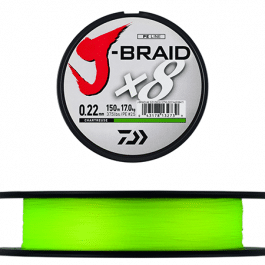 Tresse J-Braid X8 Chartreuse Daiwa