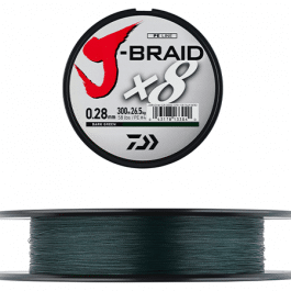 Tresse J-Braid X8 Vert Daiwa
